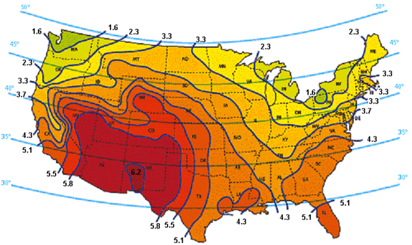 Insolation Map